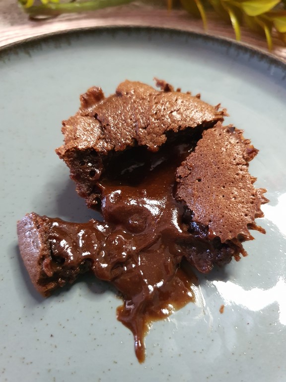 recept met chocola lavacake