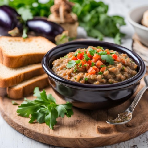 aubergine kaviaar recept